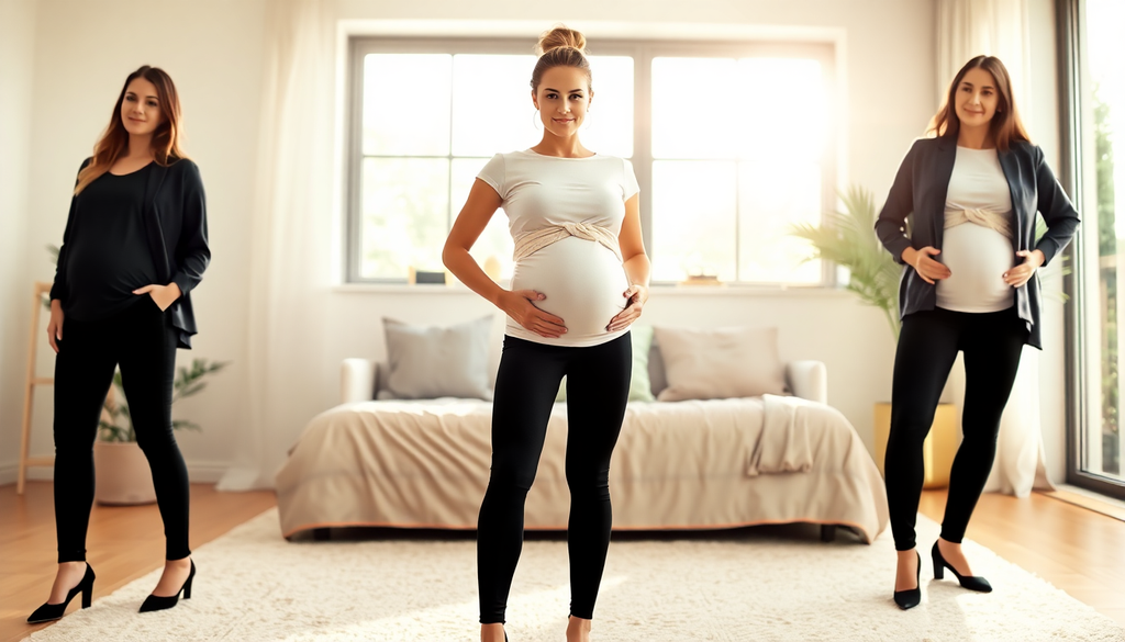 How to Dress The Bump - Maternity Leggings Styling Tips